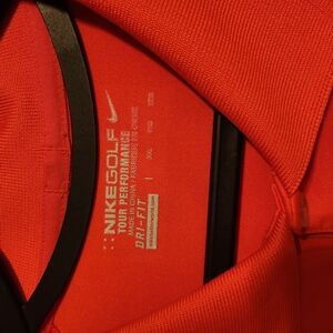 Nike Men's Red Polo Shirt